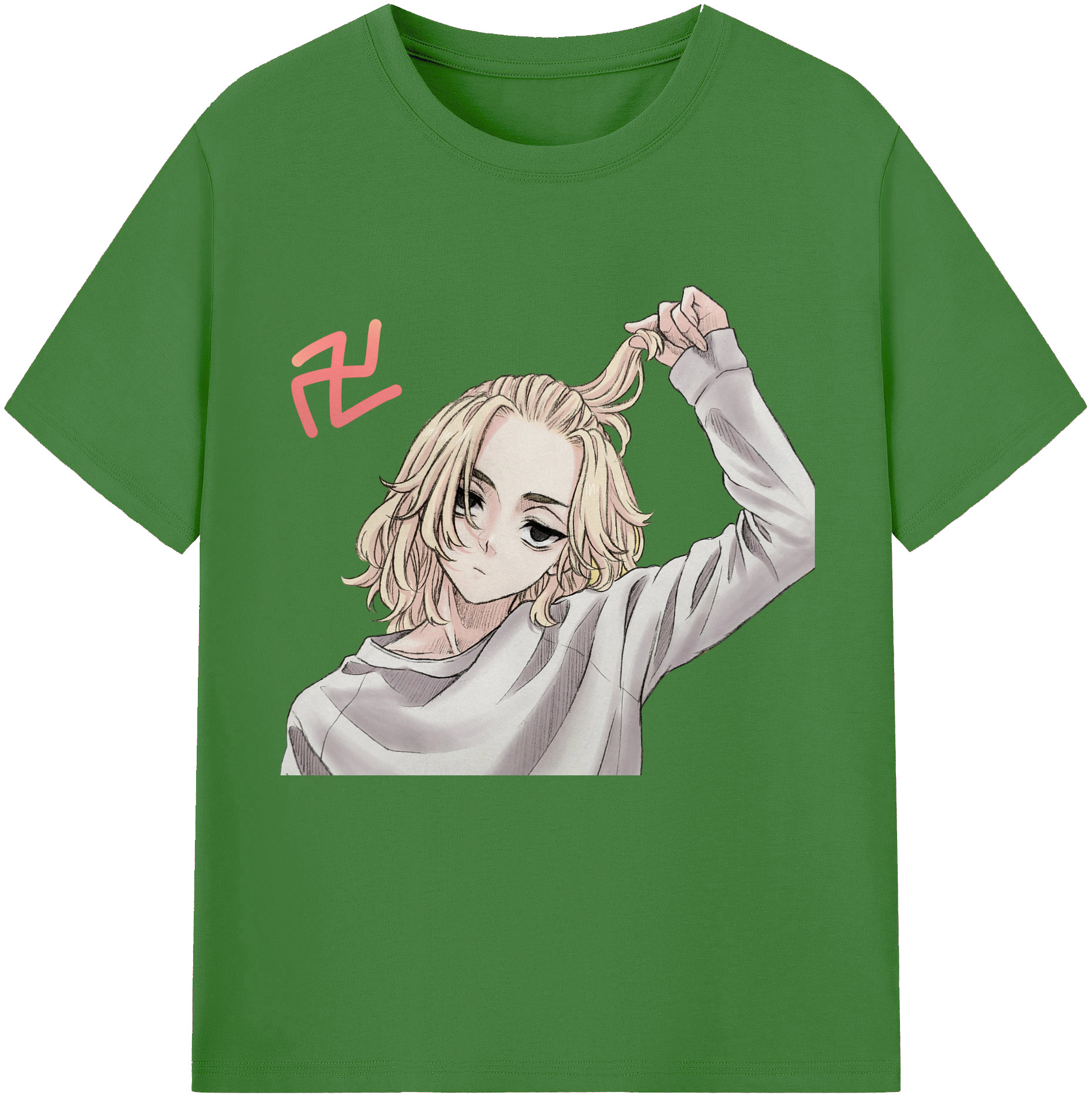 東京リベンジャーズ Tokyo Revengers レディースカジュアルプリントTシャツ（綿100％）